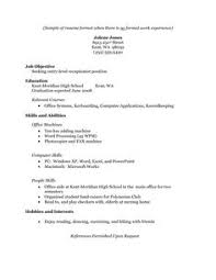 First Resume Template For Teenagers Teen Resume Sample For 15 And
