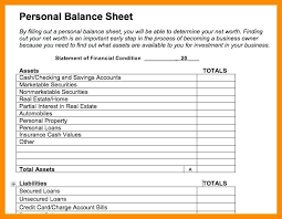 Check Balance Sheet Template Cafek Co