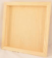 Wood Shadow Box 12 X 12 No Glass Wood