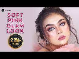 soft pink glam makeup how to get