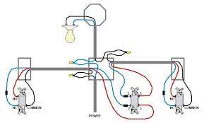 This diagram illustrates wiring for a 4 way circuit with the electrical source at the light fixture and the switches coming after. Can I Bring Power To The 4 Way Switch Home Improvement Stack Exchange
