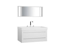 Buy products such as design element marian 24 inch single sink bathroom vanity with top at walmart and save. Floating Bathroom Vanity Set White Barcelona Furniture Lamps Accessories Up To 70 Off Avandeo Online Store
