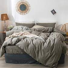 moomee duvet cover set washed cotton