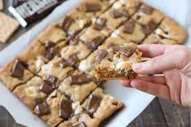 s mores cookie bars video dessert