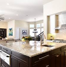 granite counters that complement cherry