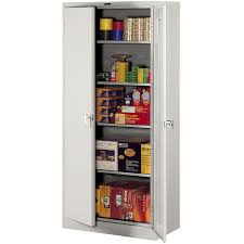 light gray deluxe storage cabinet