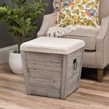 Laurent storage shelf bench/ shoe rack / farmhouse country shabby chic / rustic solid wood / polyurethane clear coat. Gray Shiplap And Linen Tapered Storage Ottoman Kirklands