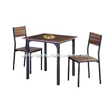 Dining tables and chairs are an essential part of your home. 3 Piece Wooden Kitchen Dining Room Square Table And Chairs Set China Metal Dining Table Modern Dining Table And Chairs Made In China Com