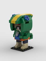 Leon es un brawler de calidad legendario que puede hacerse invisible durante unos segundos usando su súper. Lego Moc Custom Lego Brawl Stars Leon Moc By Alex Brickmaster Rebrickable Build With Lego