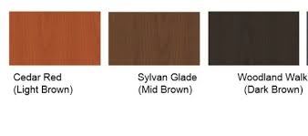 Sadolin Exterior Wood Stain Colour Chart