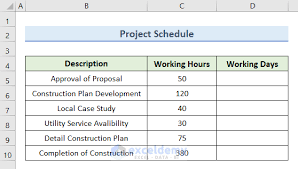 how to convert hours to days in excel