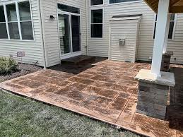 Decorative Stamped Concrete Patio