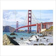 The Golden Gate Bridge Block Giant Wall
