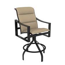 Padded Sling Swivel Bar Stool