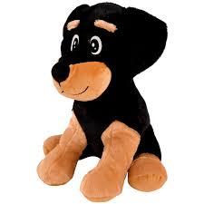 brutus rottweiler stuffed plush toy