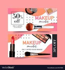 lipstick eyeshadow vector image