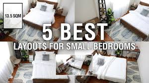 Small bedroom layout has limited space to maximize. 5 Best Layouts For Small Bedrooms 13 5 Sqm Mf Home Tv Youtube