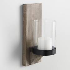 Glass Wall Candle Sconce Decor