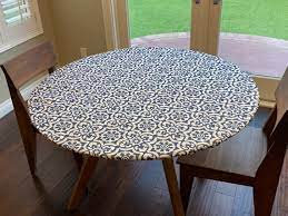 Round Outdoor Fitted Tablecloth Soil