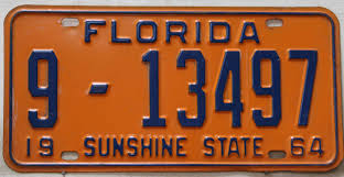 9 13497 - Florida - 1964 | Great American Plates