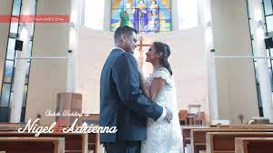 A parish for all seasons. Indian Christian Wedding Church Ceremony Of Nigel Adrienna Church Of St Thomas More Usj Youtube