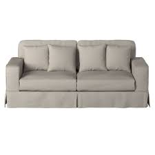 Americana Gray Slipcover Sofa Bernie