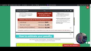 Starting in january, most people will need to have health insurance. Health Insurance Penalty Mandate Comes Back To California 2 5 Of Income Youtube