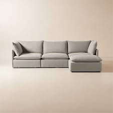 Performance Fabric Sectional Sofa