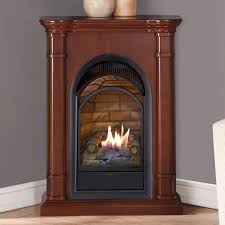 gas corner ventless gas fireplace