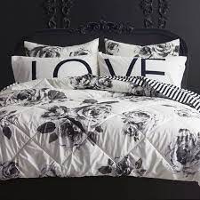 Black And White Rose Bedding Off 70