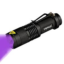 Black Light Flashlight Fsmart Scorpion Uv Light Pet Urine Detector Dog Stains Remover Zoomable 3 Mode Ultraviolet Flashlight Aa Battery Camp Stuffs