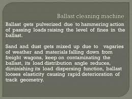 ppt ballast cleaning machine