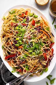 25 minute sesame noodle salad vegan