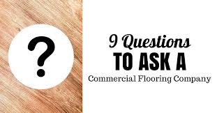 ask a commercial flooring company