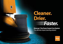 the diversey dry foam carpet care