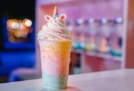 how to make a rainbow frappuccino the