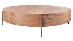 Proctor Low Round Wood Coffee Table