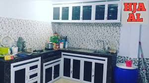 Pemasangan Kitchen Set Aluminium Di Nti Makassar Youtube