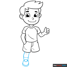 how to draw a boy really easy drawing