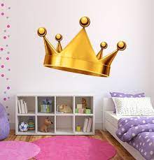 Gold Crown Wall Decal Royal Crown Decal