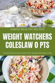 weight watchers coleslaw recipe with
