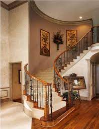 Staircase Wall Decor Curved Staircase