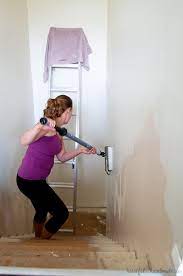 how to paint tall walls houseful of