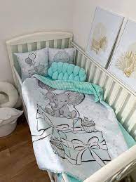 Elephant Baby Crib Bedding Set
