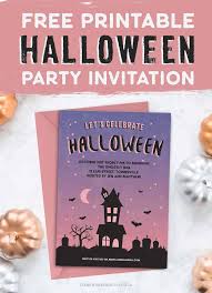 Free Printable Halloween Party Invitation Haunted House