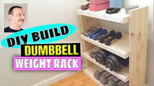 diy dumbbell rack how to build a