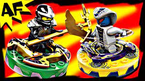 COLE vs RATTLA Lego Ninjago Spinner Battle & Starter Set Stop Motion Review  9579 - YouTube