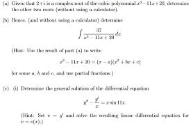 Complex Root Of The Cubic Polynomial