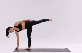 half moon pose yoga tutorial