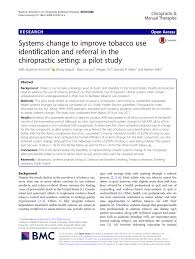 Pdf Systems Change To Improve Tobacco Use Identification